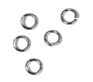 Anneau, 4,6 mm, 1 mm sachet 100 pces, argent - Imagen 1 de 1