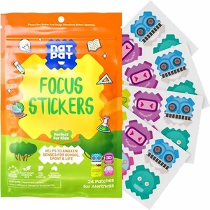NATPAT BuzzPatch Fokus Patch Fokusverbesserung Aufkleber für Kinder & Erwachsene 24er Pack - Bild 1 von 7