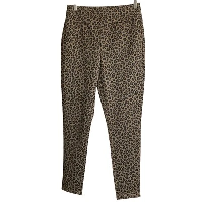 Charlie Paige Leggings Women Small (28x27.5) Beige Cheetah Print Stretch Comfy - Image 1 of 4