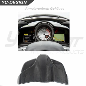 Carcasa de salpicadero de fibra de carbono seca para 15-19 Ferrari F488 GTB & Spider - Imagen 1 de 22