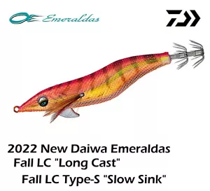 NEW! JDM Daiwa Emeraldas Fall LC Rattle/LC Rattle Type-S 3.0 Eging Squid Jigs - Picture 1 of 50