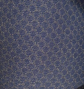 4 1/2 yards (Lot) -60” wide Blue & Gold Woven knit fabric - Picture 1 of 3