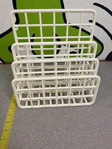 Mini Catch All Plastic Storage Organizer Rack 1983 Vintage Color Pop (White) - Picture 1 of 4