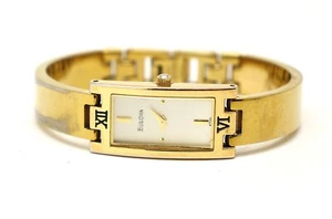 Bulova A2 Gold Tone Tank Women's Watch NEED Battery - Picture 1 of 7