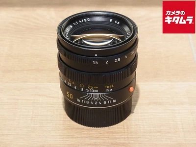 LEICA SUMMILUX-M 50mm F1.4 E46 Black -Near Mint- `5106 - Image 1 of 2
