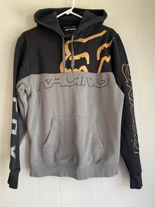 Vintage Y2K Fox Racing Hoodie  Pull Over Rare motocross streetwear, grunge Med - Picture 1 of 14