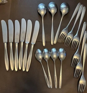 WMF Cromargan Continental Germany flatware lot 19 Pieces Vintage 1960’s - Picture 1 of 16