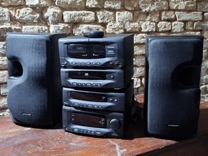 Pioneer Hi-Fi Impianto Stereo Amplificatore A-P550 Tuner Radio CD MUSICASSETTE - Foto 1 di 7