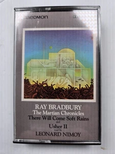 RAY BRADBURY AudioBook Cassette MARTIAN Chronicles Soft Rains Usher 2 Caedmon - Bild 1 von 2