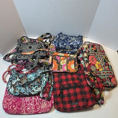 Colorful Vera Bradley Hand Bags & Wallets 15 Piece Bulk Lot - Image 1 of 4