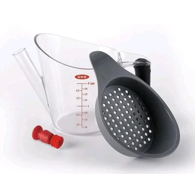 New OXO Good Grips Good Gravy 4-cup Fat Separator Non Slip Handle BPA Free - Image 1 of 4