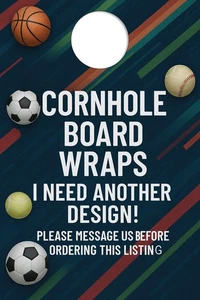 Cornhole Board Wraps - Ich brauche ein anderes Design! - Bild 1 von 3