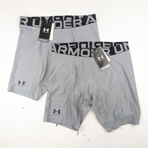 Under Armour Gray Fitted Heatgear Shorts/Underwear- Youth XL - Picture 1 of 6