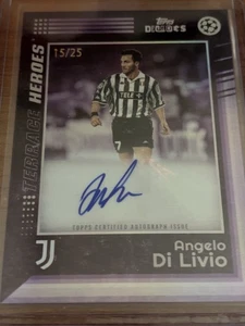 Angelo di Livio Auto /25 "Terrace Heroes" - Topps Décadas 1990 - Juventus - Imagen 1 de 2