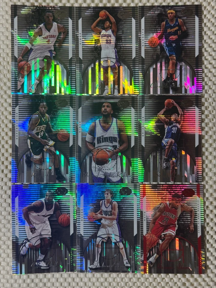 2006-07 Bowman Elevation 9 card lot Carmelo Anthony, Chris Bosh - Image 1 of 1