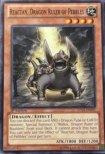 Reactan, Dragon Ruler Of Pebbles - LTGY-EN095 - Common - 1st Edition YuGiOh TCG - Picture 1 of 1
