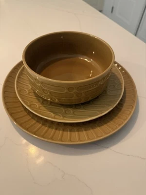 Habitat Debossed Citrine 21 Piece Dinner Set - 7 Person Set - Image 1 of 4