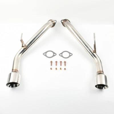 Silenciador de escape para Infiniti Q50 14-Up eje trasero doble pared puntas dobles Foto 1 de 4