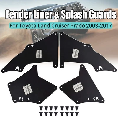 4PCS Inner Fenders Liner Guard for Toyota Landcruiser Prado 120 150 2003-2017 AU - image 1 of 4