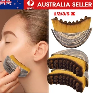 5X Lymphatic Contour Face Massage Brush Lymphatic Drainage Massager Dry Brushing - Picture 1 of 16