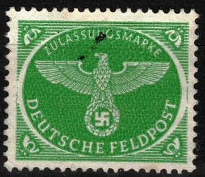 GERMANIA REICH 1944 Franchigia militare (3) us - Picture 1 of 1