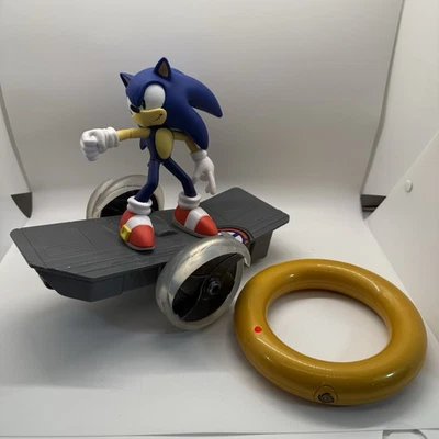 Sonic The Hedgehog Speed RC Skateboard Vehicle w/ Gold Ring Remote, Tested Works - Image 1 of 4