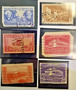 1928-1949 US Stamp Bundle (6 Stamps), Sn 649/741/743/982 - Picture 1 of 3