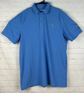 Lacoste Sport Ultra Dry Performance Golf Tennis Shirt Mens Size Large Blue - Picture 1 of 7