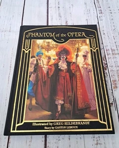 Phantom of the Opera Book Gaston LeRoux Illustrated by Greg Hilderbrandt 1st Ed - Picture 1 of 15