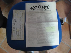 Lo Sport 1881 Con Busta per La Spedizione - Picture 1 of 1