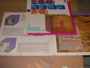 LP 12" SANREMO '70 COPIA NUMERATA GATEFOLD MEGARARE NIEMEN CASELLI PROFETI EX++ - Picture 1 of 3