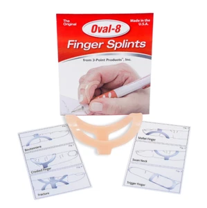 3-Point Products Oval-8 Finger Splint - Size 5 - Picture 1 of 5