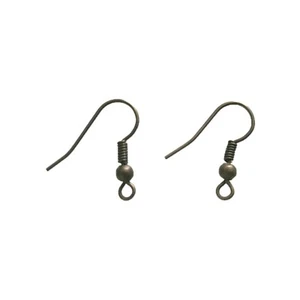 Ohrhaken 18 mm Bronze Ohrschmuck 100 Fischhaken Ohrringe Ohrhänger Brisuren - Bild 1 von 3