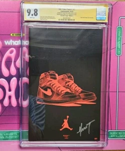 DO YOU POOH AIR Jordan Virgin Artist Proof AP7 NYCC SIGNED BY MARAT CGC SS 9.8 - Bild 1 von 5