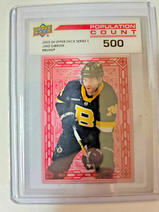 Jake DeBrusk Population Count 500 2023-24 Upper Deck