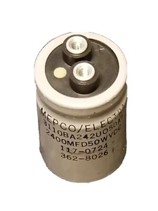 Mepco / Electra 117-0724, Capacitor, 3110BA242UO50AP, 2400MFD50WVDC - Picture 1 of 2