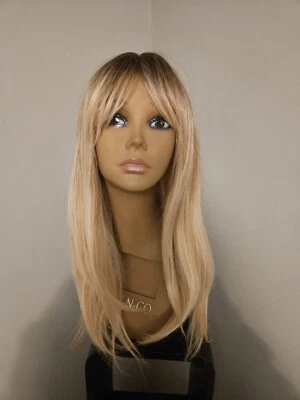 20" Increíble PELUCA EN CAPAS CABELLO MEDIO RUBIO MEDIO FLEQUILLO Destacados  Foto 1 de 4
