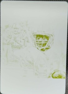 MARVIN HARRISON 2017 Donruss Gridiron Kings PRINTING PLATE SP #1/1 Colts One of