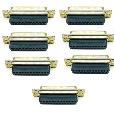 AMP 205207-1 D-Sub Connector, Receptacle 25 Position, 7 Pcs - Image 1 of 4