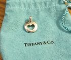 Tiffany & Co Sterling Silver Stencil Cut Out Heart Pendant