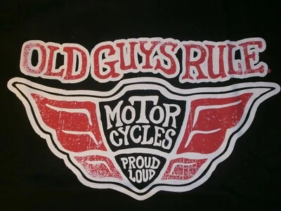 CAMISETA OLD BOYS RULE "MOTOCICLETAS ORGULLOSAS LOUD" TALLA M Foto 1 de 4