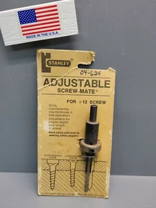 Stanley 04-624 Adjustable Screw-Mate #12 Screws No. 12 New USA * light rust - Picture 1 of 6