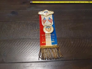 Winterstown PA Patriotic Sons Of America P.O.S. of A. Washington Camp Ribbon - Picture 1 of 7