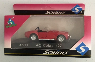 Solido Sixties escala 1/43 AC Cobra 427 Convertible Rojo 4533 NUEVO EN CAJA Foto 1 de 3