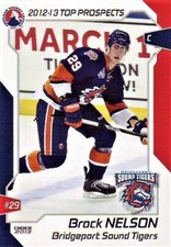 Brock Nelson 2012-13 AHL Top Prospects Bridgeport Sound Tigers