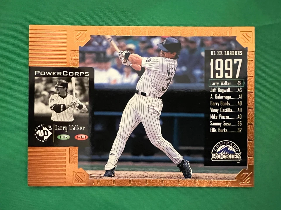 1998 UD3 #132 Larry Walker PE Colorado Rockies - Image 1 of 1