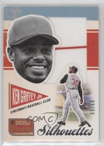 2013 Panini America's Pastime Silhouettes Materials /50 Ken Griffey Jr #S-KG HOF