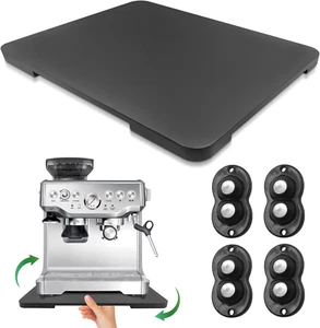 Appliance Slider 360° Rolling Tray for Coffee Maker Bamboo Coffee Pot Slider Tra - Picture 1 of 12