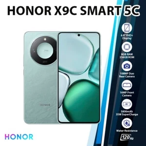 HONOR X9c Smart 5G Android Cell Phone (Cyan/8GB+256GB/ Dual SIM/Unlocked) - Picture 1 of 6