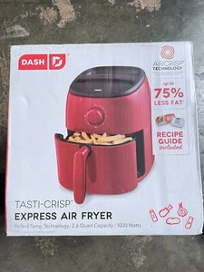 Dash Tasti-Crisp Express Air Fryer, 2.6 Quart in Red - Picture 1 of 2